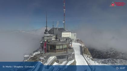 Silvaplana: Corvatsch - Corvatsch, Bergstation Corvatsch 3303