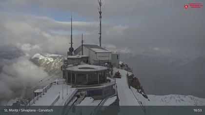 Silvaplana: Corvatsch - Corvatsch, Bergstation Corvatsch 3303