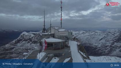 Silvaplana: Corvatsch - Corvatsch, Bergstation Corvatsch 3303