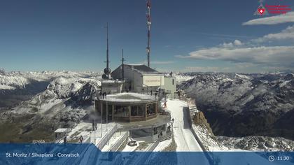 Silvaplana: Corvatsch - Corvatsch, Bergstation Corvatsch 3303