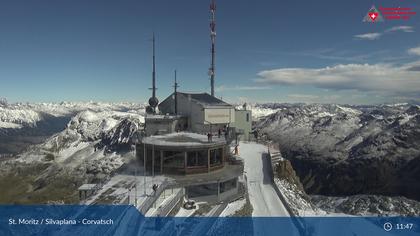 Silvaplana: Corvatsch - Corvatsch, Bergstation Corvatsch 3303