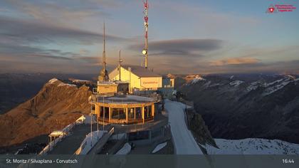 Silvaplana: Corvatsch - Corvatsch, Bergstation Corvatsch 3303