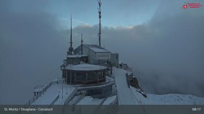 Silvaplana: Corvatsch - Corvatsch, Bergstation Corvatsch 3303