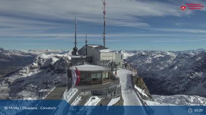 Silvaplana: Corvatsch - Corvatsch, Bergstation Corvatsch 3303