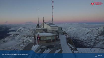 Silvaplana: Corvatsch - Corvatsch, Bergstation Corvatsch 3303