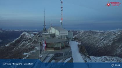 Silvaplana: Corvatsch - Corvatsch, Bergstation Corvatsch 3303