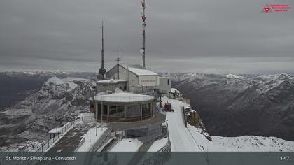 Silvaplana: Corvatsch - Corvatsch, Bergstation Corvatsch 3303