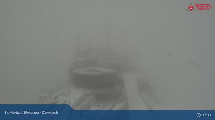 Silvaplana: Corvatsch - Corvatsch, Bergstation Corvatsch 3303