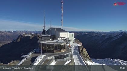 Silvaplana: Corvatsch - Corvatsch, Bergstation Corvatsch 3303