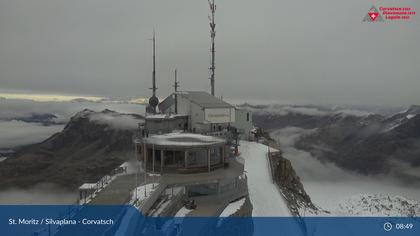 Silvaplana: Corvatsch - Corvatsch, Bergstation Corvatsch 3303