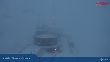 Silvaplana: Corvatsch - Corvatsch, Bergstation Corvatsch 3303