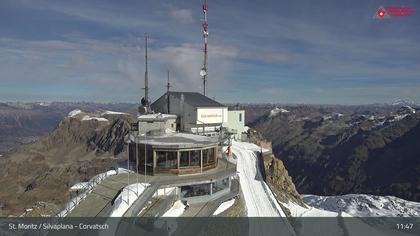 Silvaplana: Corvatsch - Corvatsch, Bergstation Corvatsch 3303