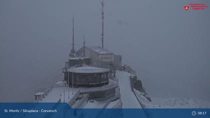 Silvaplana: Corvatsch - Corvatsch, Bergstation Corvatsch 3303