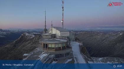 Silvaplana: Corvatsch - Corvatsch, Bergstation Corvatsch 3303