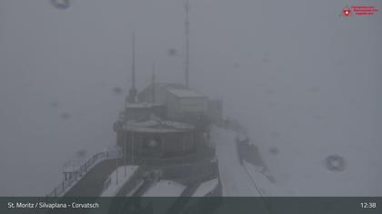 Silvaplana: Corvatsch - Corvatsch, Bergstation Corvatsch 3303