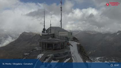 Silvaplana: Corvatsch - Corvatsch, Bergstation Corvatsch 3303