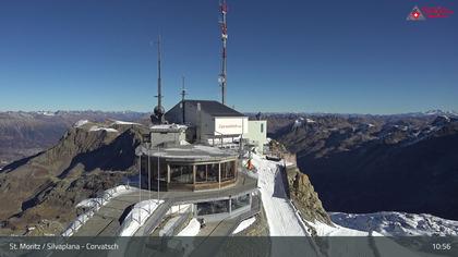 Silvaplana: Corvatsch - Corvatsch, Bergstation Corvatsch 3303