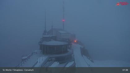 Silvaplana: Corvatsch - Corvatsch, Bergstation Corvatsch 3303