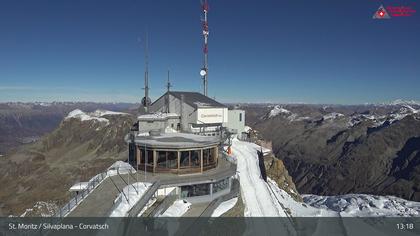 Silvaplana: Corvatsch - Corvatsch, Bergstation Corvatsch 3303