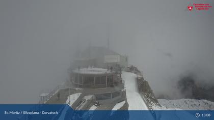 Silvaplana: Corvatsch - Corvatsch, Bergstation Corvatsch 3303