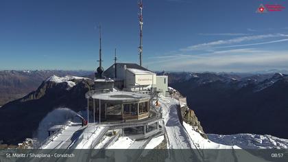 Silvaplana: Corvatsch - Corvatsch, Bergstation Corvatsch 3303