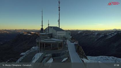 Silvaplana: Corvatsch - Corvatsch, Bergstation Corvatsch 3303