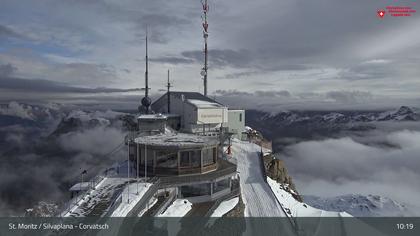 Silvaplana: Corvatsch - Corvatsch, Bergstation Corvatsch 3303