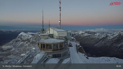 Silvaplana: Corvatsch - Corvatsch, Bergstation Corvatsch 3303