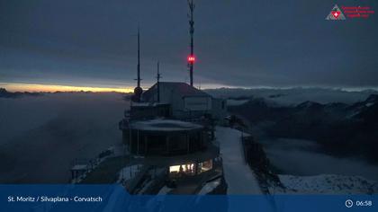 Silvaplana: Corvatsch - Corvatsch, Bergstation Corvatsch 3303