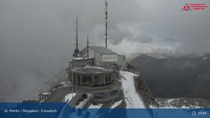 Silvaplana: Corvatsch - Corvatsch, Bergstation Corvatsch 3303