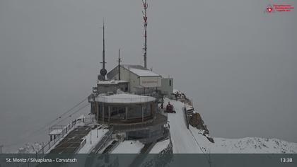 Silvaplana: Corvatsch - Corvatsch, Bergstation Corvatsch 3303