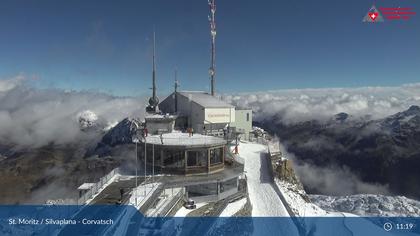 Silvaplana: Corvatsch - Corvatsch, Bergstation Corvatsch 3303