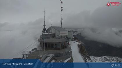 Silvaplana: Corvatsch - Corvatsch, Bergstation Corvatsch 3303