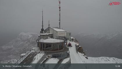 Silvaplana: Corvatsch - Corvatsch, Bergstation Corvatsch 3303