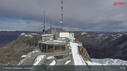 Silvaplana: Corvatsch - Corvatsch, Bergstation Corvatsch 3303