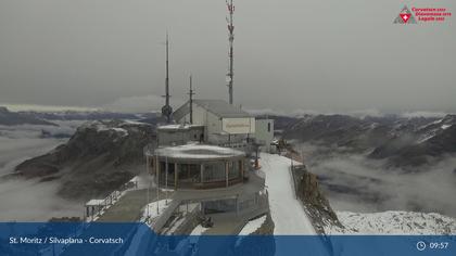 Silvaplana: Corvatsch - Corvatsch, Bergstation Corvatsch 3303