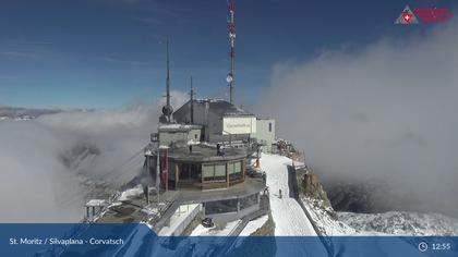 Silvaplana: Corvatsch - Corvatsch, Bergstation Corvatsch 3303