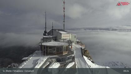 Silvaplana: Corvatsch - Corvatsch, Bergstation Corvatsch 3303