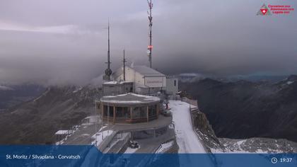 Silvaplana: Corvatsch - Corvatsch, Bergstation Corvatsch 3303