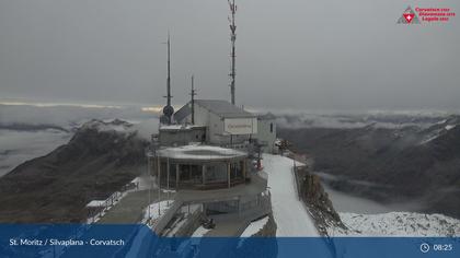 Silvaplana: Corvatsch - Corvatsch, Bergstation Corvatsch 3303