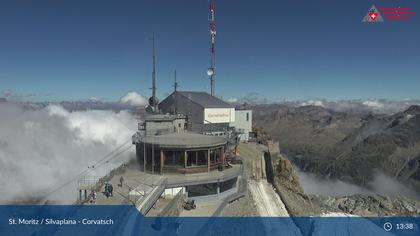 Silvaplana: Corvatsch - Corvatsch, Bergstation Corvatsch 3303