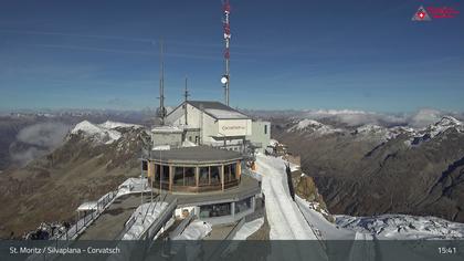 Silvaplana: Corvatsch - Corvatsch, Bergstation Corvatsch 3303