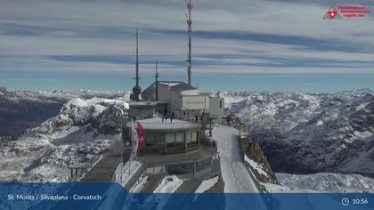 Silvaplana: Corvatsch - Corvatsch, Bergstation Corvatsch 3303