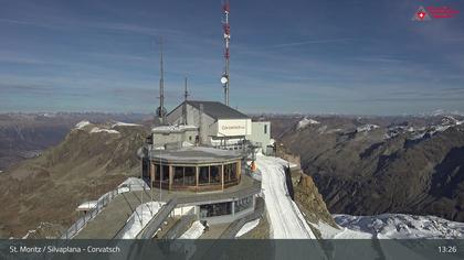 Silvaplana: Corvatsch - Corvatsch, Bergstation Corvatsch 3303