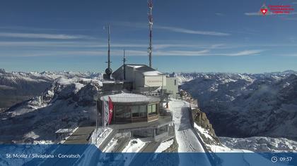 Silvaplana: Corvatsch - Corvatsch, Bergstation Corvatsch 3303