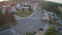 Rakovnik: WEBKAMERA - křižovatka Na Váze (ulice Čs.Legií)