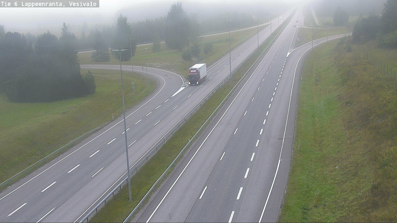 Traffic Cam Lappeenranta: Tie - Vesivalo - Lappeenrantaan
