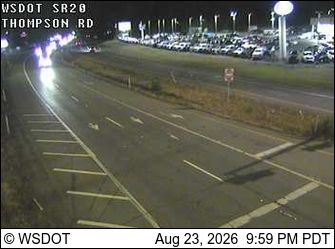 Traffic Cam Anacortes: SR 20 at MP 48.9: Thompson Rd