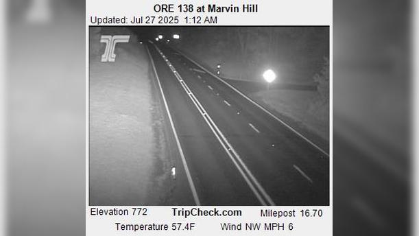 Traffic Cam Stephens: ORE 138 at Marvin Hill