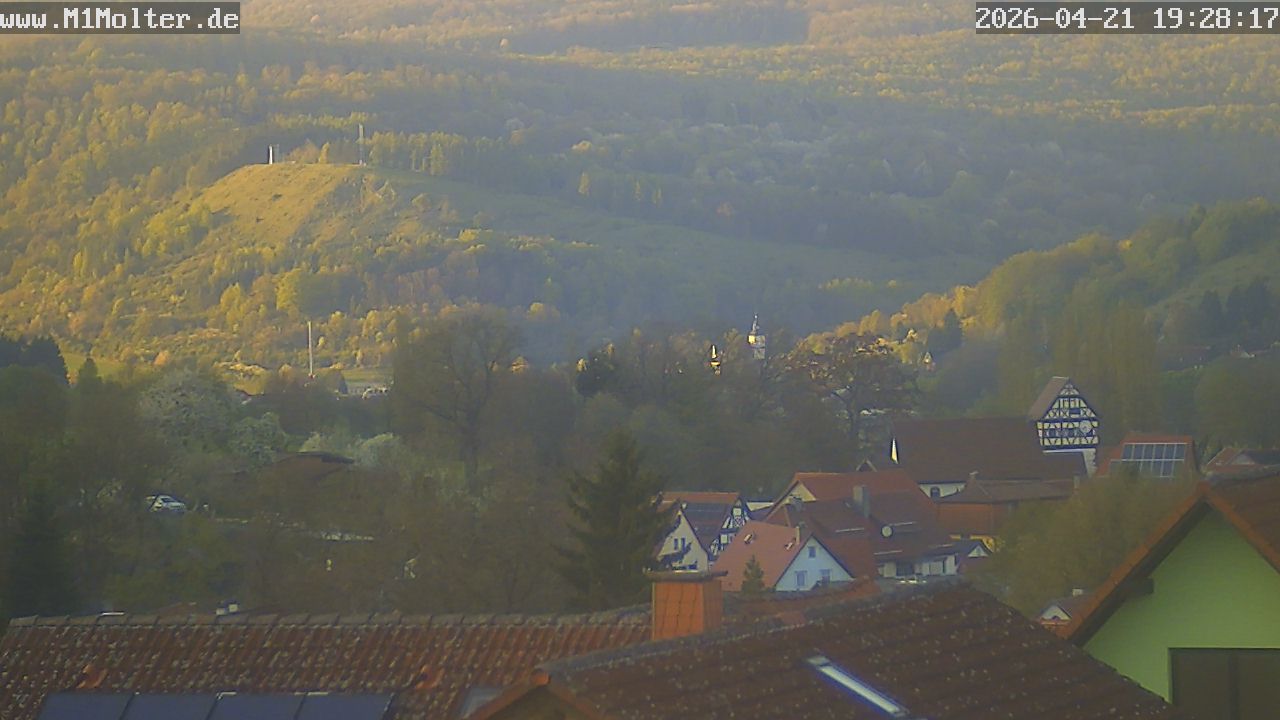 Traffic Cam Oberweid › North: Kirche St. Michael